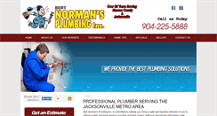 Desktop Screenshot of normansplumbing.com